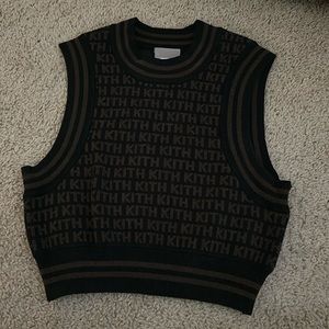 Kith Brown Logo Top Size M